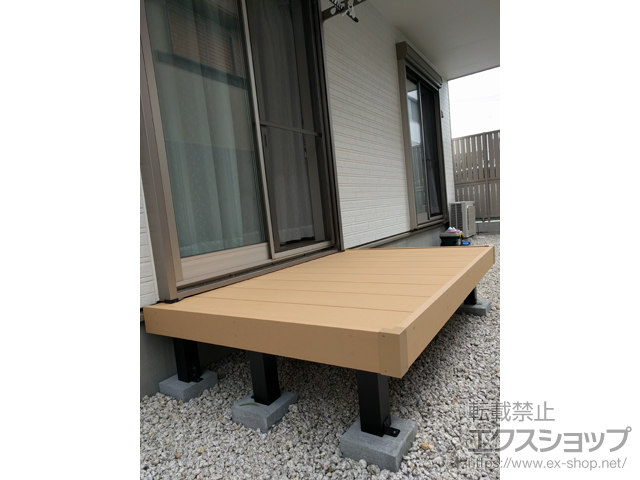 愛知県一宮市ののウッドデッキ リウッドデッキ 200 施工例