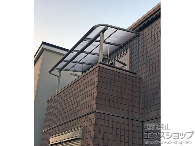 京都府京都市ののバルコニー・ベランダ屋根 ヴェクターテラス R型 屋根タイプ 単体 積雪〜20cm対応 施工例