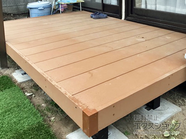 愛知県あま市ののウッドデッキ リウッドデッキ 200 施工例