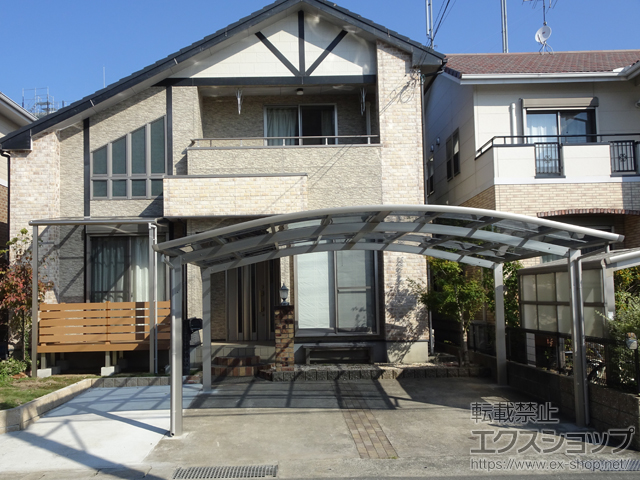 熊本県熊本市ののカーポート レイナツインポートグラン　積雪〜20cm対応 施工例