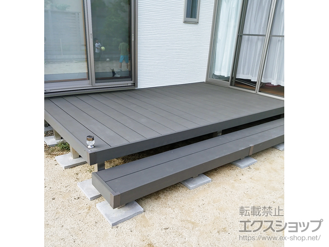 大分県大分市ののウッドデッキ リウッドデッキ 200 施工例