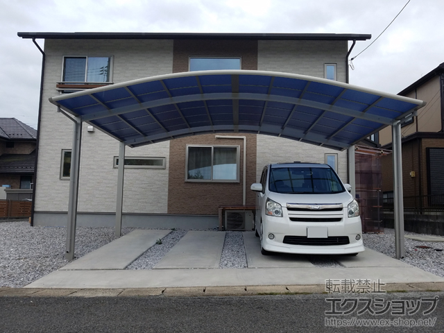 山口県美祢市ののカーポート レイナツインポートグラン　積雪〜20cm対応 施工例