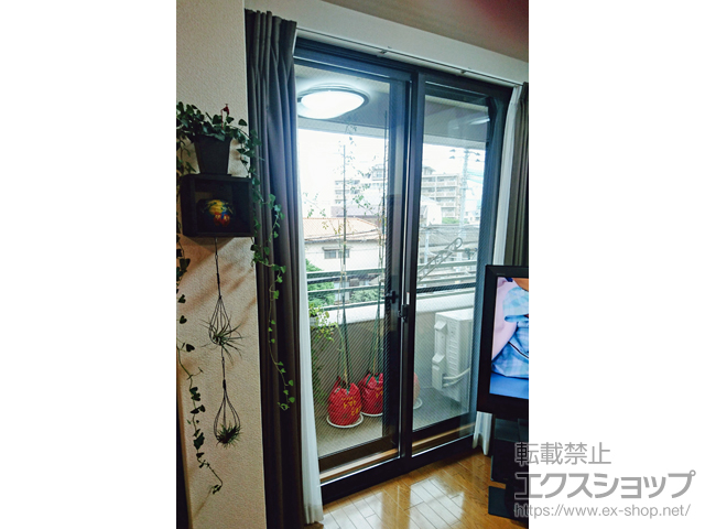 福岡県福岡市のの二重窓（内窓） インプラス ダストバリア仕様 引違い窓 2枚建 施工例