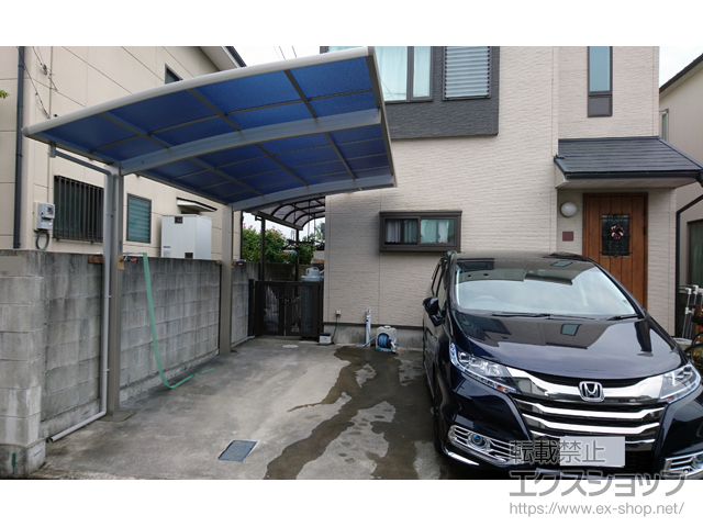 愛媛県松山市ののカーポート プレシオスポート 積雪〜20cm対応 施工例