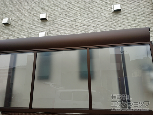 兵庫県神戸市ののテラス屋根 ヴェクターテラス F型 テラスタイプ 単体 積雪〜20cm対応 施工例