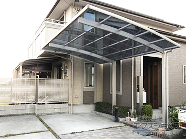 福岡県直方市ののカーポート レイナポートグラン　積雪〜20cm対応 施工例