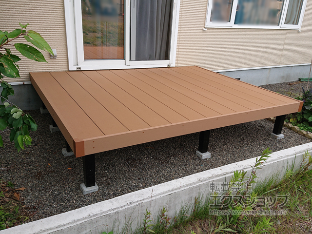 北海道札幌市ののウッドデッキ マージウッドデッキ 施工例