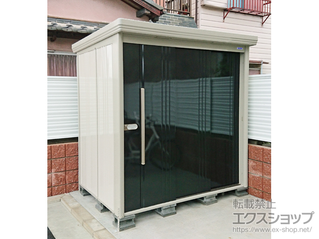 大阪府松原市のの物置・屋外倉庫 Mr.ストックマンダンディ 一般型 2016×1406×2110（ND-2014） ND-2014-K 施工例