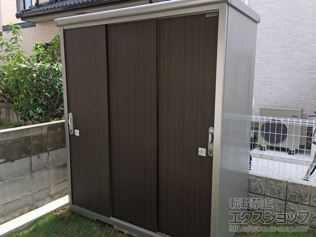 香川県高松市のの物置・屋外倉庫 エスモ 一般型 1650×900×1959（ESE-1609A） ESE-1609A-DW 施工例