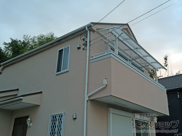 神奈川県横浜市ののバルコニー・ベランダ屋根 ヴェクターテラス R型 屋根タイプ 単体 積雪〜20cm対応 施工例