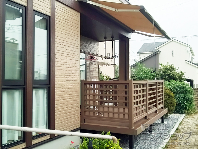 群馬県館林市ののウッドデッキ リウッドデッキ 200 施工例