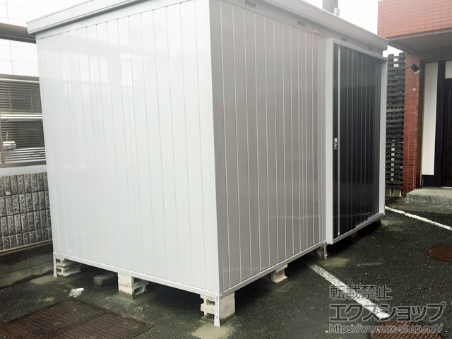 愛知県豊橋市のの物置・屋外倉庫 ネクスタ大型 一般型 3580×2210×2375（NXN-79H） NXN-79H-PG 施工例