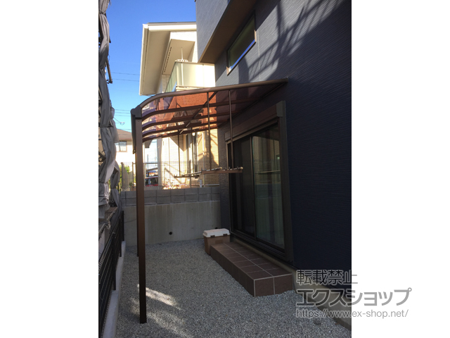 奈良県香芝市ののテラス屋根 ヴェクターテラス R型 テラスタイプ 単体 積雪〜20cm対応 施工例