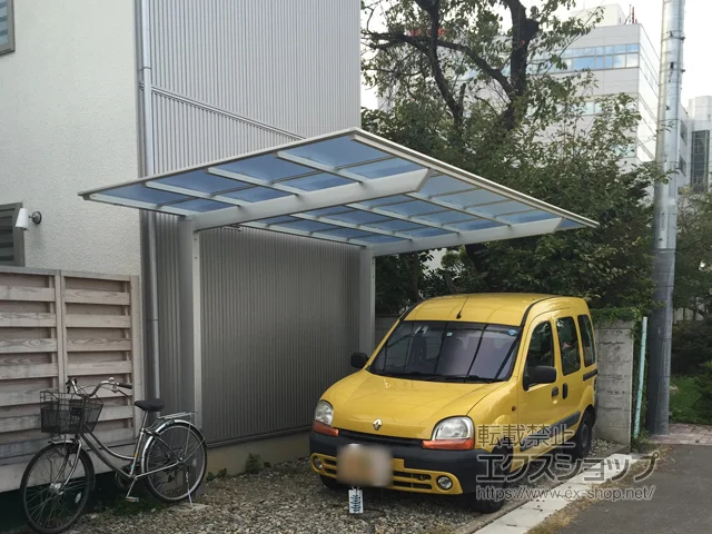 長野県長野市のValue Selectのカーポート ソリッドポート 積雪～20cm対応 施工例