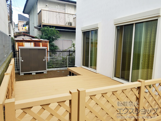 神奈川県横浜市ののウッドデッキ リウッドデッキ 200 施工例