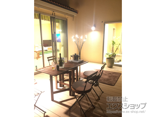 兵庫県加東市ののウッドデッキ リウッドデッキ 200 施工例