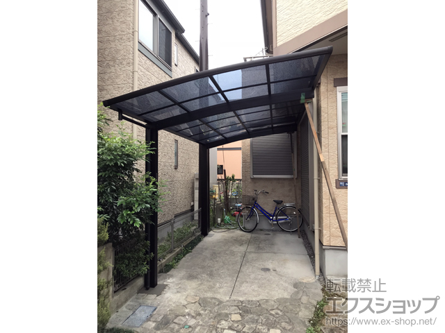 東京都葛飾区ののカーポート プレシオスポート 積雪〜20cm対応 施工例