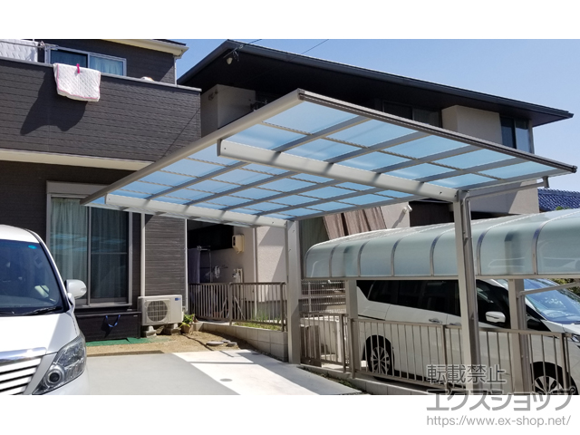 愛知県大府市ののカーポート エフルージュグラン　積雪〜20cm対応 施工例