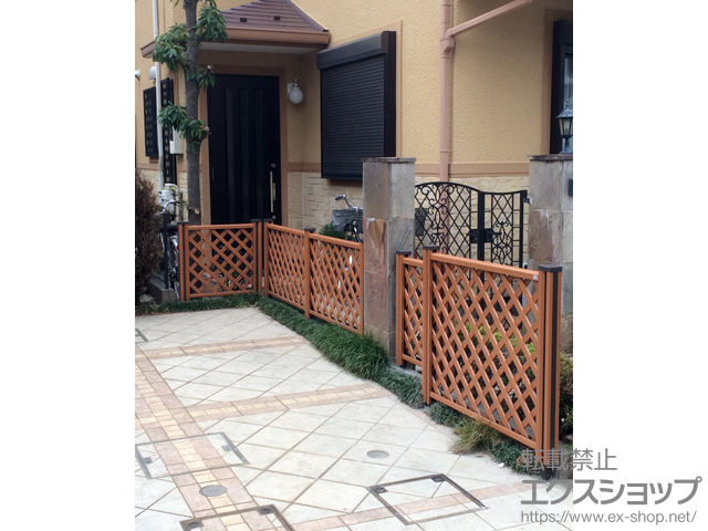 東京都練馬区ののフェンス・柵 ステイウッドフェンスM1型 間仕切りタイプ 施工例