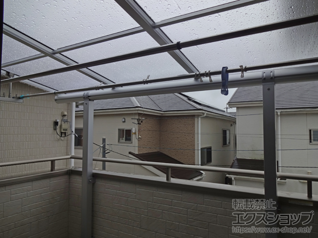 愛知県一宮市ののバルコニー・ベランダ屋根 ヴェクターテラス F型 屋根タイプ 単体 積雪〜20cm対応 施工例