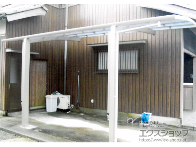 滋賀県甲賀市ののカーポート プレシオスポート 積雪〜20cm対応 施工例