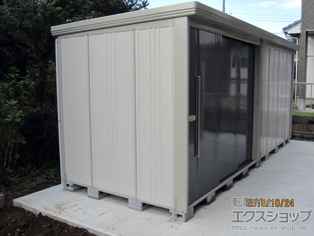 茨城県小美玉市のの物置・屋外倉庫 Mr.ストックマンダンディ 一般型 5079×1922×2110 ND-5019-J 施工例