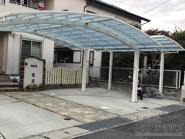 兵庫県神戸市ののカーポート レイナポートグラン　積雪〜20cm対応 施工例