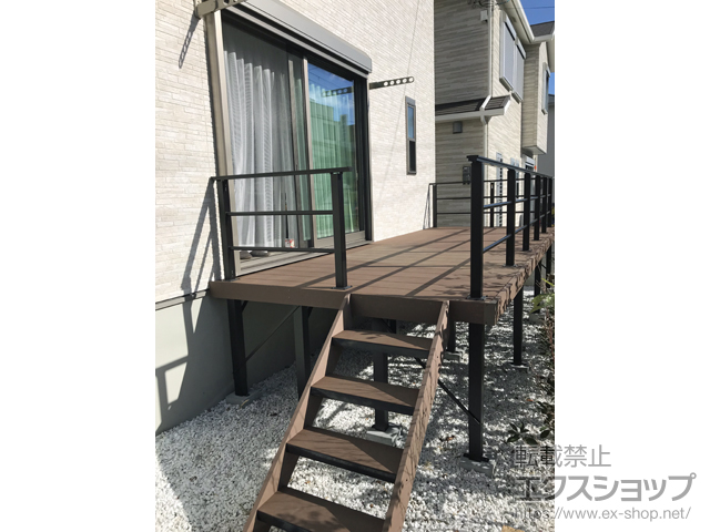大阪府高槻市ののウッドデッキ リウッドデッキ 200 施工例