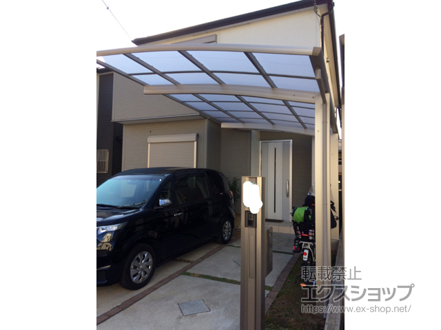 大阪府堺市ののカーポート プレシオスポート 積雪〜20cm対応 施工例