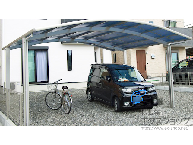 兵庫県加東市ののカーポート レイナツインポートグラン　積雪〜20cm対応 施工例