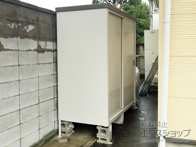 東京都大田区のの物置・屋外倉庫 エポミニ 断熱構造 1800×910×1910（YMEM-1809H） YMEM-1809H-DB 施工例