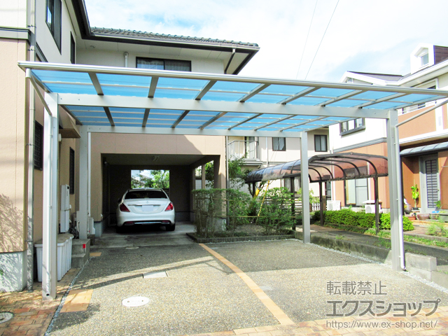 大分県大分市ののカーポート エフルージュ ツイン 積雪〜20cm対応 施工例