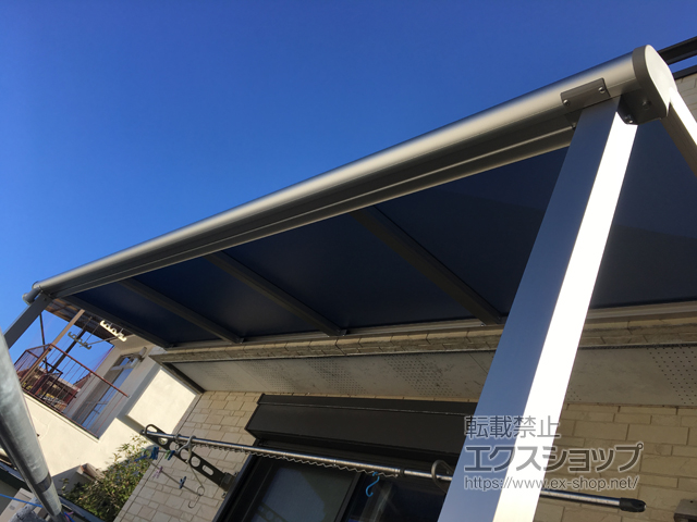 福岡県久留米市ののテラス屋根 ヴェクターテラス F型 テラスタイプ 単体 積雪〜20cm対応 施工例