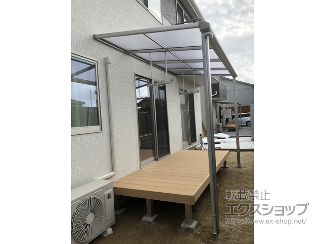 福島県いわき市ののウッドデッキ リウッドデッキ 200 施工例