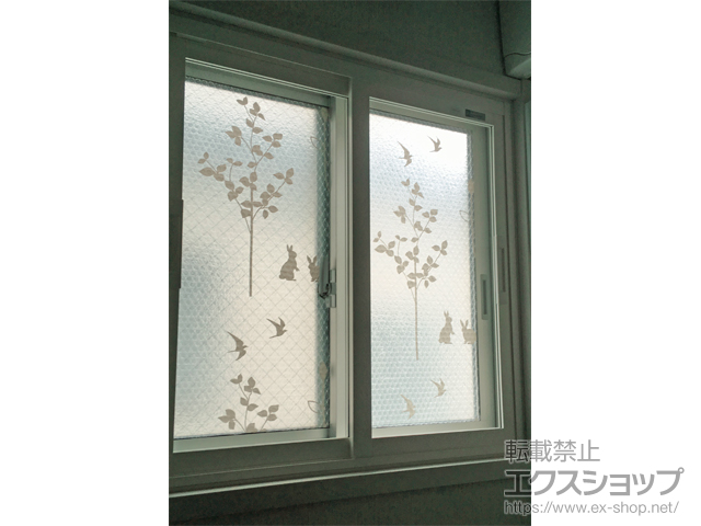 東京都東村山市のの二重窓（内窓） プラマードU 浴室引違い窓 ユニットバス納まり 額縁下補強材無し 施工例