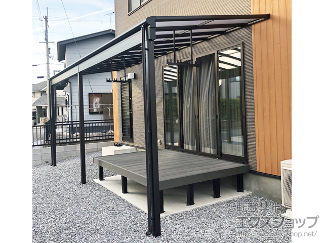 滋賀県犬上郡多賀町ののウッドデッキ リウッドデッキ 200 施工例