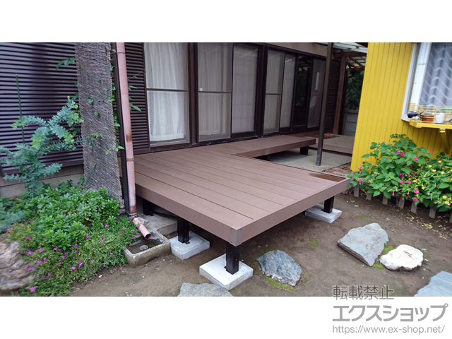 千葉県市原市ののウッドデッキ リウッドデッキ 200 施工例