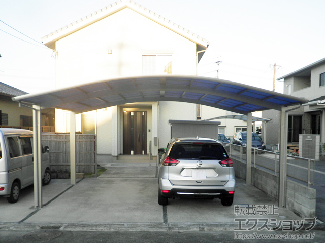 熊本県熊本市ののカーポート レイナツインポートグラン　積雪〜20cm対応 施工例