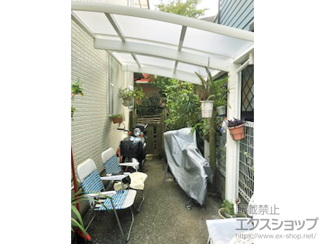 東京都足立区ののサイクルポート・駐輪場 レイナポートグランミニ 積雪〜20cm対応 施工例