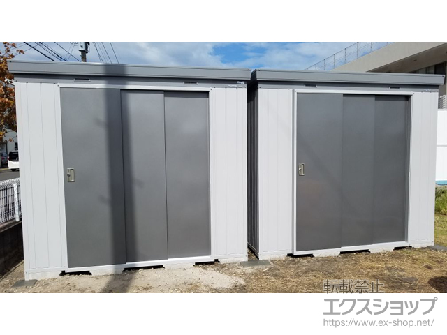 鹿児島県鹿児島市のの物置・屋外倉庫 断熱物置 ネクスタプラス 扉タイプ 一般型 2630×2630×2375（NXP-70HT） NXP-70HT-PG 施工例