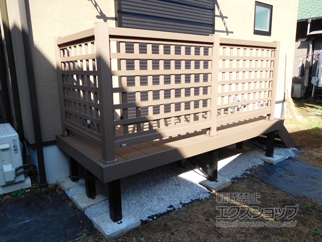 東京都小金井市ののウッドデッキ リウッドデッキ 200 施工例