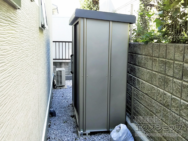 神奈川県横浜市のの物置・屋外倉庫 エスケーエイト SK8-50 一般型 1800×800×1940 SK8-50-GK 施工例