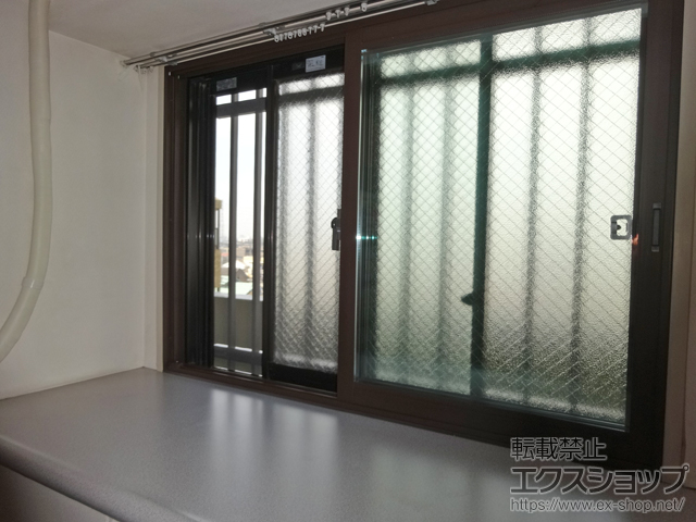 埼玉県越谷市のの二重窓（内窓） インプラス ダストバリア仕様 引違い窓 2枚建 施工例