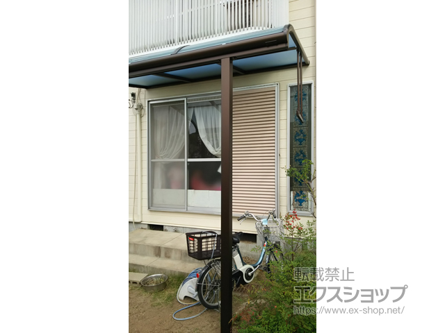 兵庫県神戸市ののテラス屋根 ヴェクターテラス R型 テラスタイプ 単体 積雪〜20cm対応 施工例