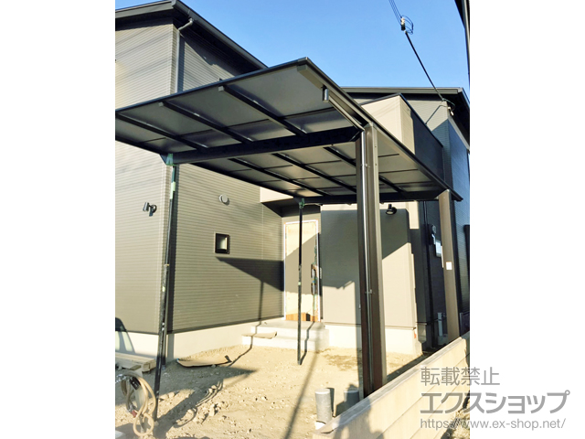 兵庫県明石市ののカーポート ネスカF (フラットスタイル) 積雪〜20cm対応 施工例