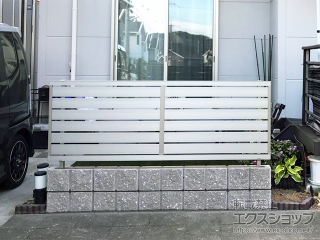 兵庫県神戸市ののフェンス・柵 セレビューフェンス R3型 自在柱式 施工例