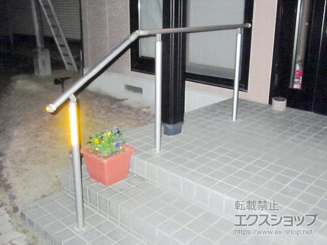 岡山県小田郡矢掛町のの手すり パルトナーUDフェンス1型(手すり) 笠木のみタイプ 施工例