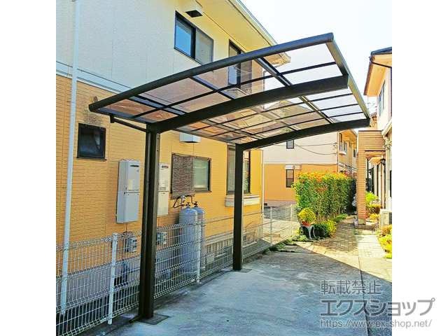 岡山県岡山市ののカーポート ネスカR 積雪〜20cm対応 台風補償付 施工例