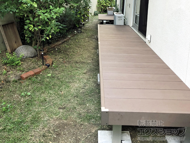 香川県高松市ののウッドデッキ リウッドデッキ 200 施工例