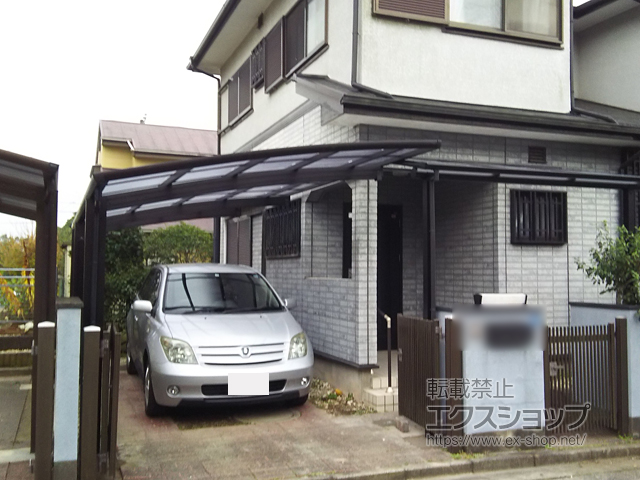 千葉県我孫子市ののテラス屋根、カーポート レイナポートグラン 延長　積雪〜20cm対応 施工例